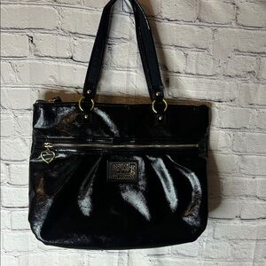 Vintage Coach Poppy Daisy liquid gloss shoulder/tote F20004